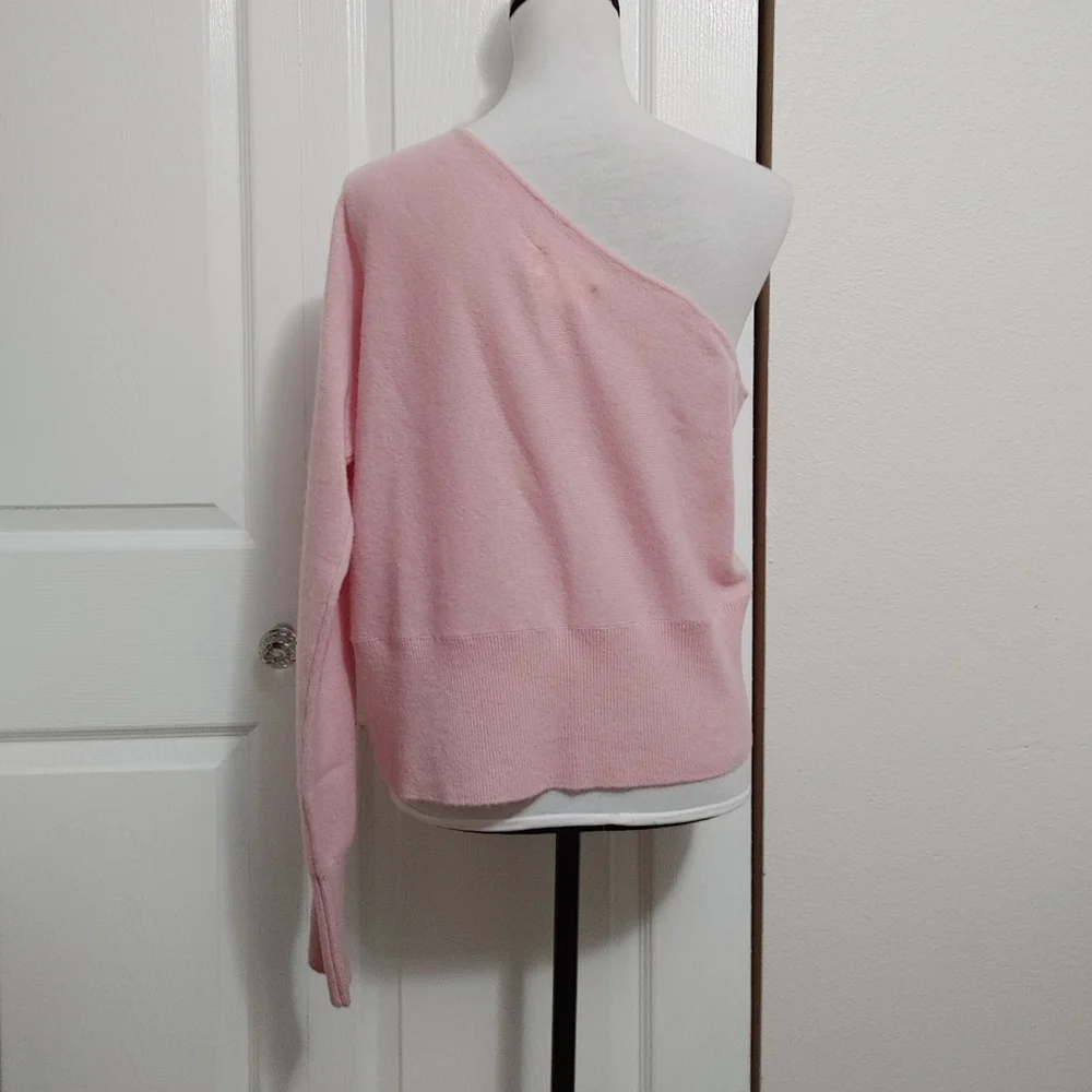 Maeve One-Shoulder Cashmere Sweater - Picture 8 of 11